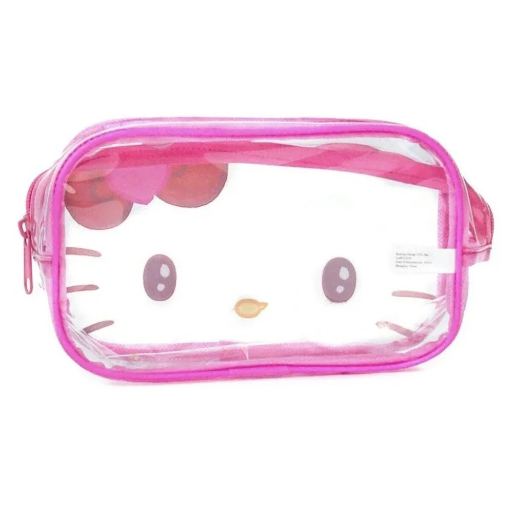 Hello Kitty Pencil Pouch Pink Bow Gift Back to School